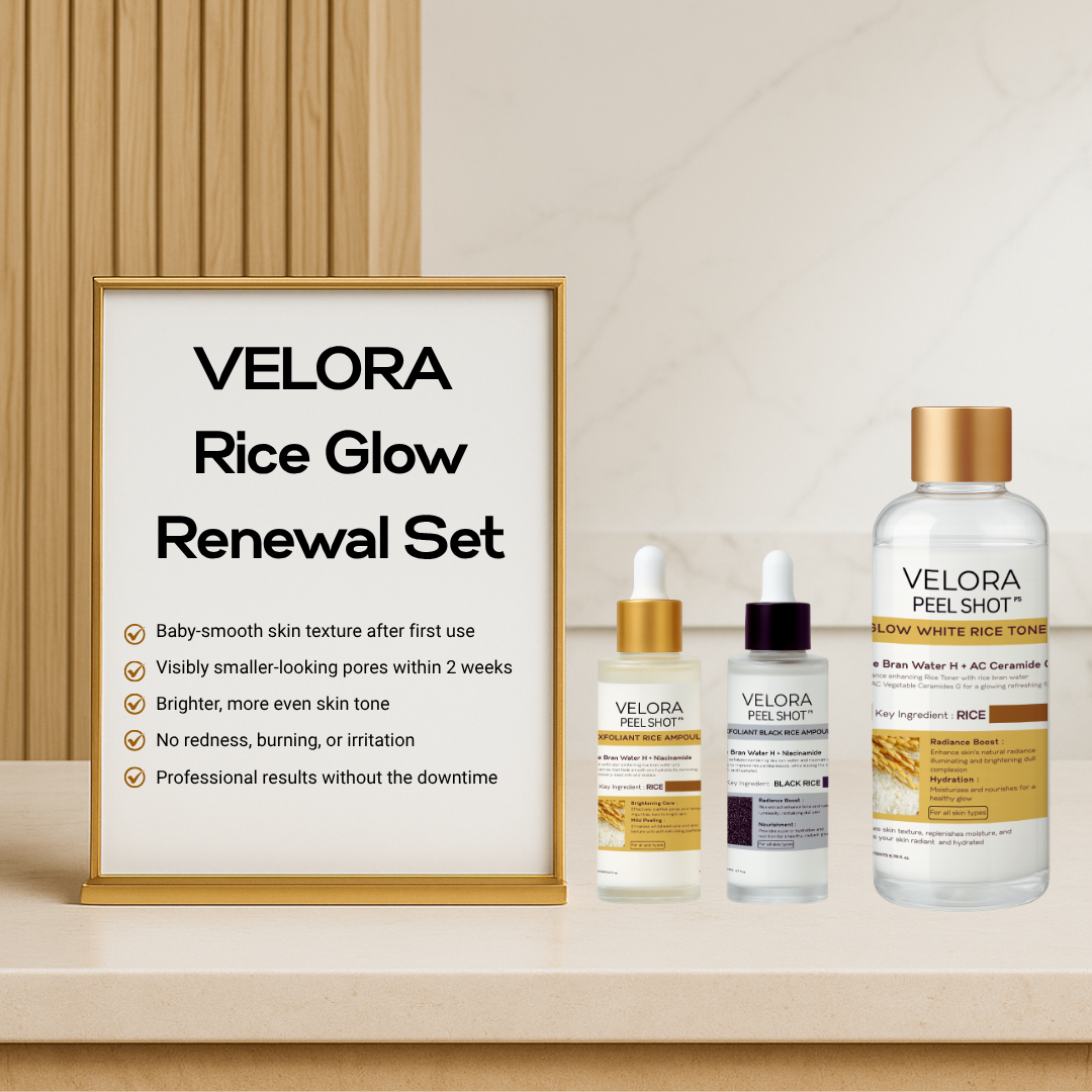 VELORA Rice Glow Renewal Set
