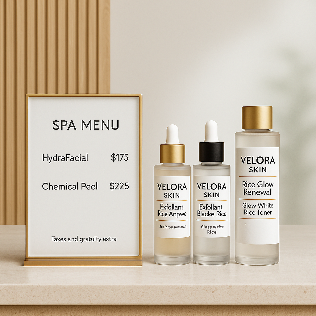 VELORA Rice Glow Renewal Set
